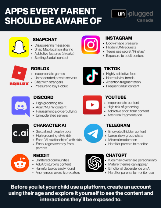 Online Platform Risks From Unplugged Canada